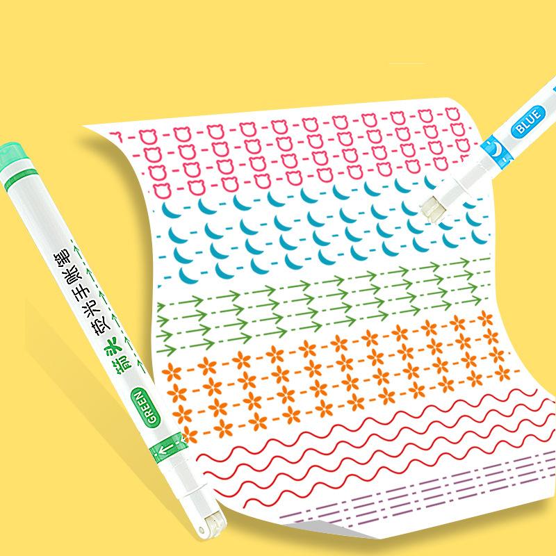 Кривая Маркер Маркер Линейный Карандаш Кружева Роликовый наконечник Несколько форм линий