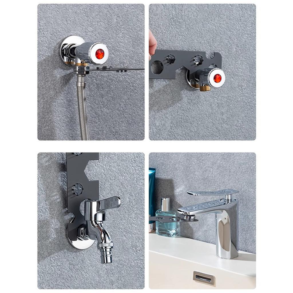 Multipurpose Sink Tap Aerator Removal Key Compact Designs Ergonomic Faucet Aerator Wrench for Universal Sink Tap Use