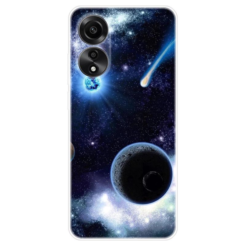 Для OPPO A58 A 58 4G чехол Мягкая силиконовая задняя крышка Мультяшный чехол для телефона Разнообразие