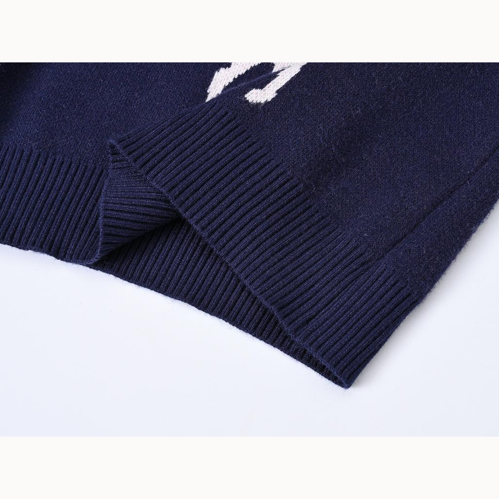 Fall and Winter Boys and Girls In Small Children's Children's Clothing Christmas Elk England Fashion Loose Pullover Sweater