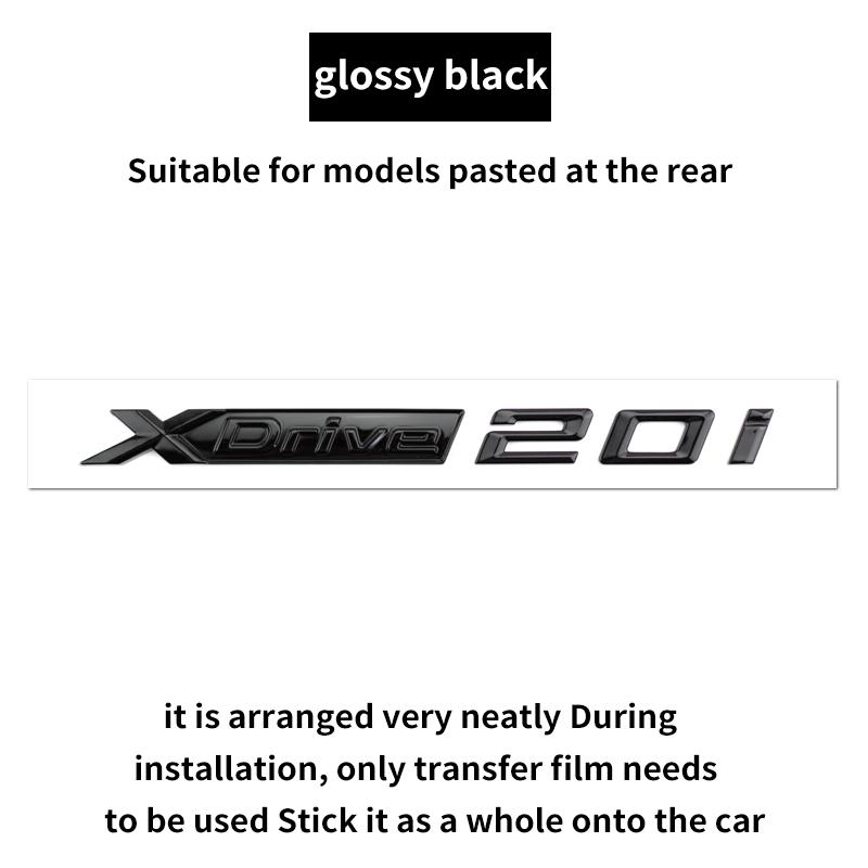Suitable for BMW X1 X2 X3 X4 X5 X6 X7 F49 U12 F39 G08 G18 F15 F25 F26 G01 G02 G05 G06 G07 logo alphanumeric