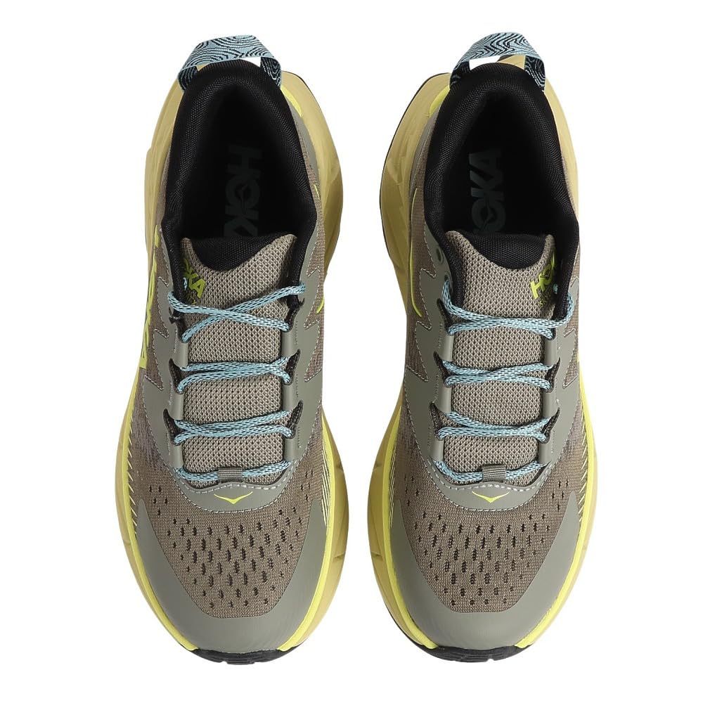 HOKA Trekking Shoes Low Cut Climbing Shoes Skyline Float X Gray X Yellow X 1141610-OHCRT (Gray Yellow/27.5/Men's)