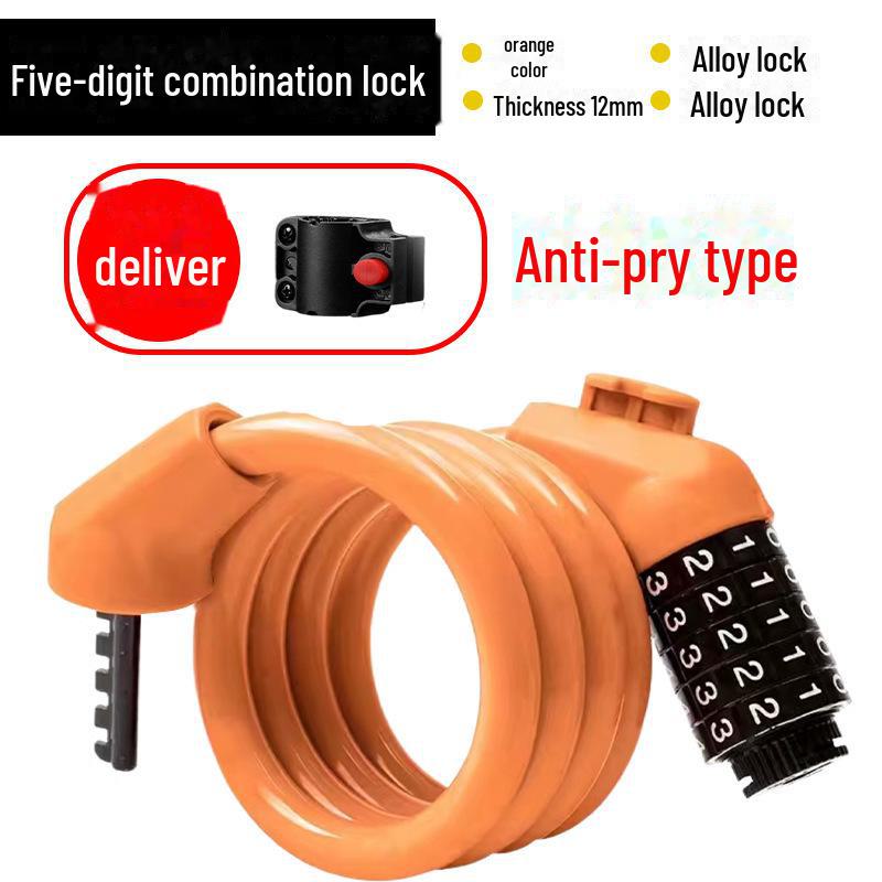 Велосипедный замок из сплава: Противоугонный парольный замок для электрических, горных и шоссейных велосипедов