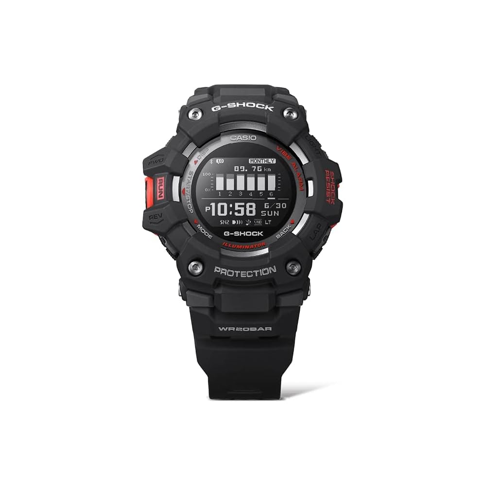 Casio G-Shock GBD-100-1 Мужские Bluetooth Цифровые Часы Черные Водонепроницаемые