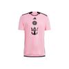 adidas Inter Miami CF 24/25 Messi Home Jersey Easy Pink Мужская уличная одежда JE9741