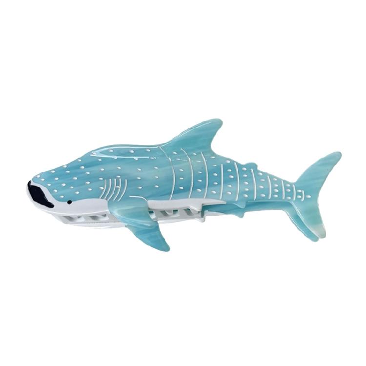 Пляжная заколка-коготь для волос в виде кита, зажим для хвоста, заколки-принцессы, украшение для волос