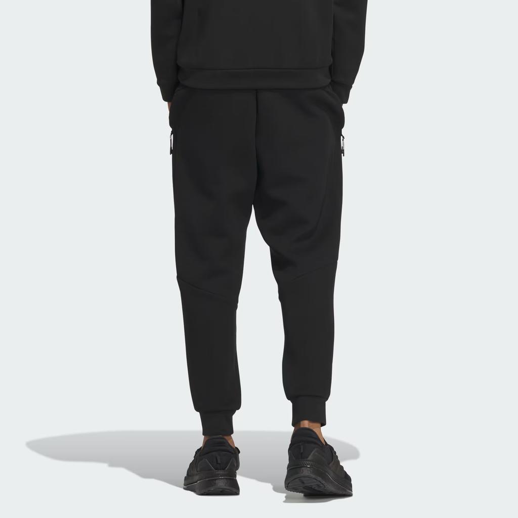 Adidas Вязаные брюки Wuji с однотонным логотипом, мужские брюки, черные IP4905