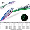 Double Hook Sea Fishing Lures Slow Shake Squid Skirt Lures Durable Iron Plate Lures  Deep Sea