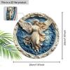 Pendant with Angel Pattern, Decoration of Home Walls or Doors, 2d Flat Wooden, Christmas Decoration, Gifts for Friends and Family