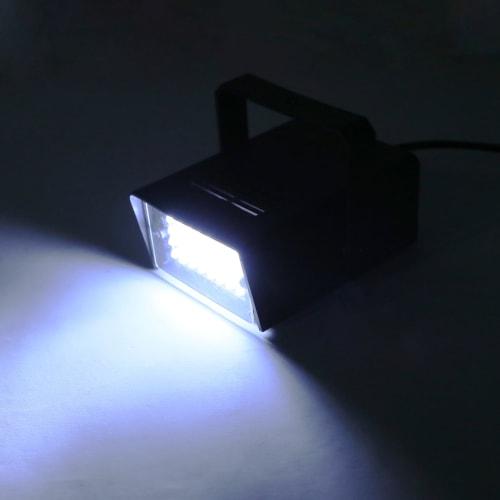 ENUOLI Strobe Light, Stage Light, LED Strobe, Mini Strobe Light, Party Light, Bar Light, Disco Light, Dance Light, 32 LEDs, 100V, Outlet Type, High Br