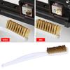 Copper 3D Printer Cleaner Tool Copper Wire Toothbrush Brush Handle For Ender 3 Nozzle Heater Block Hotend Cleaning Hot Bed Parts