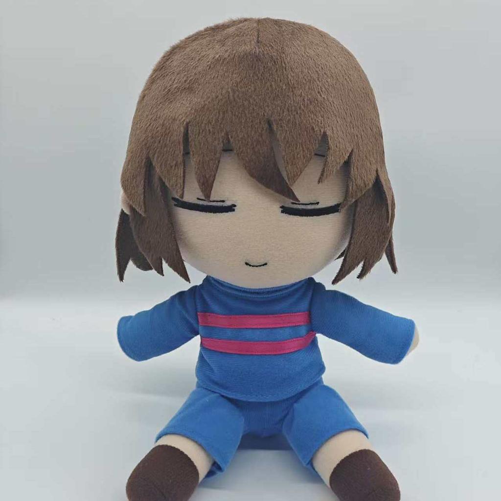NEW Anime Girl Frisk Fumo Series Cute Sitting Figure Model Pillow Kawaii Mascot Cosplay Cartoon Props Xmas Gifts
