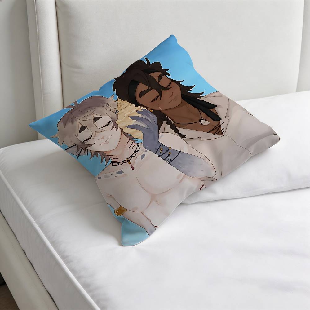 RRebound of the HHeart Cute Decorative Square Pillow Cover Modern Cushion Case for Living Room Bedroom