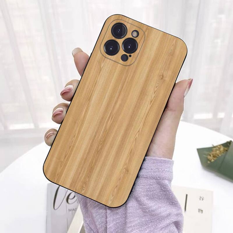 Чехол для телефона с текстурой дерева, мягкий силиконовый для iPhone 14 13 12 11 Pro Mini XS MAX 8 7 6 Plus X 2020 XR Shell