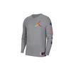 Long-Sleeve Crew Neck Pullover Sweatshirt Men Tops Carbon-Grey DA6763-091