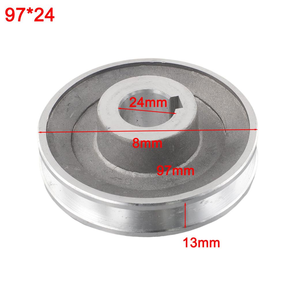 A Type Belt Pulley Air Compressor Motor Pulley Single Groove Pulley Adjustable Bracket Multiple Mounting Options