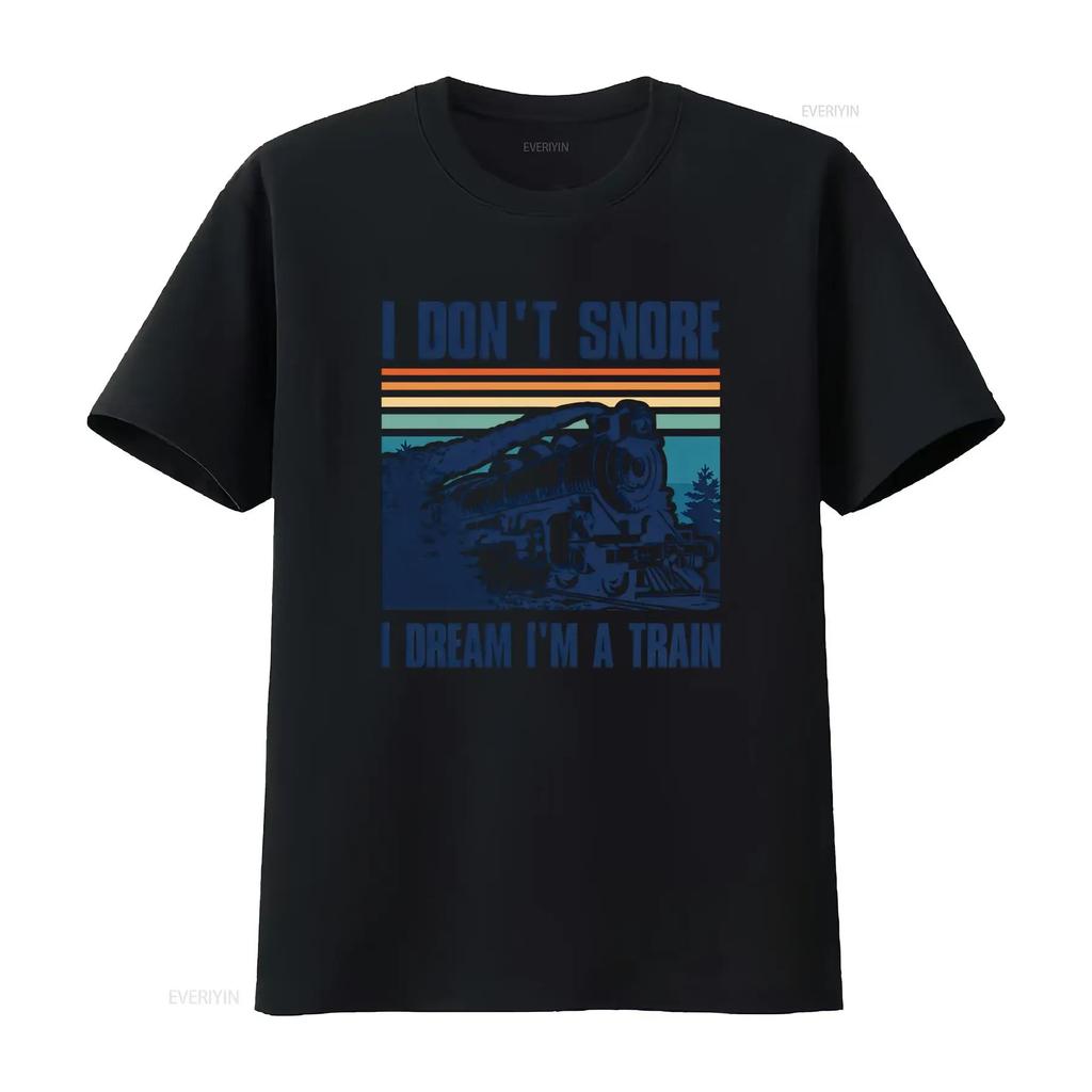 Snoring Train T Shirt Funny Snore Sleep Noise Family Dad Uncle Grandpa vintage Washed Slightly designer clothes streetwear