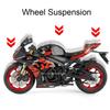 1:12 SUZUKI GSX1000R GSX250SR Motorcycle Model Toy Car Alloy Body Rubber Tires Wheel Steering Motor Models for Kids Toys Gifts