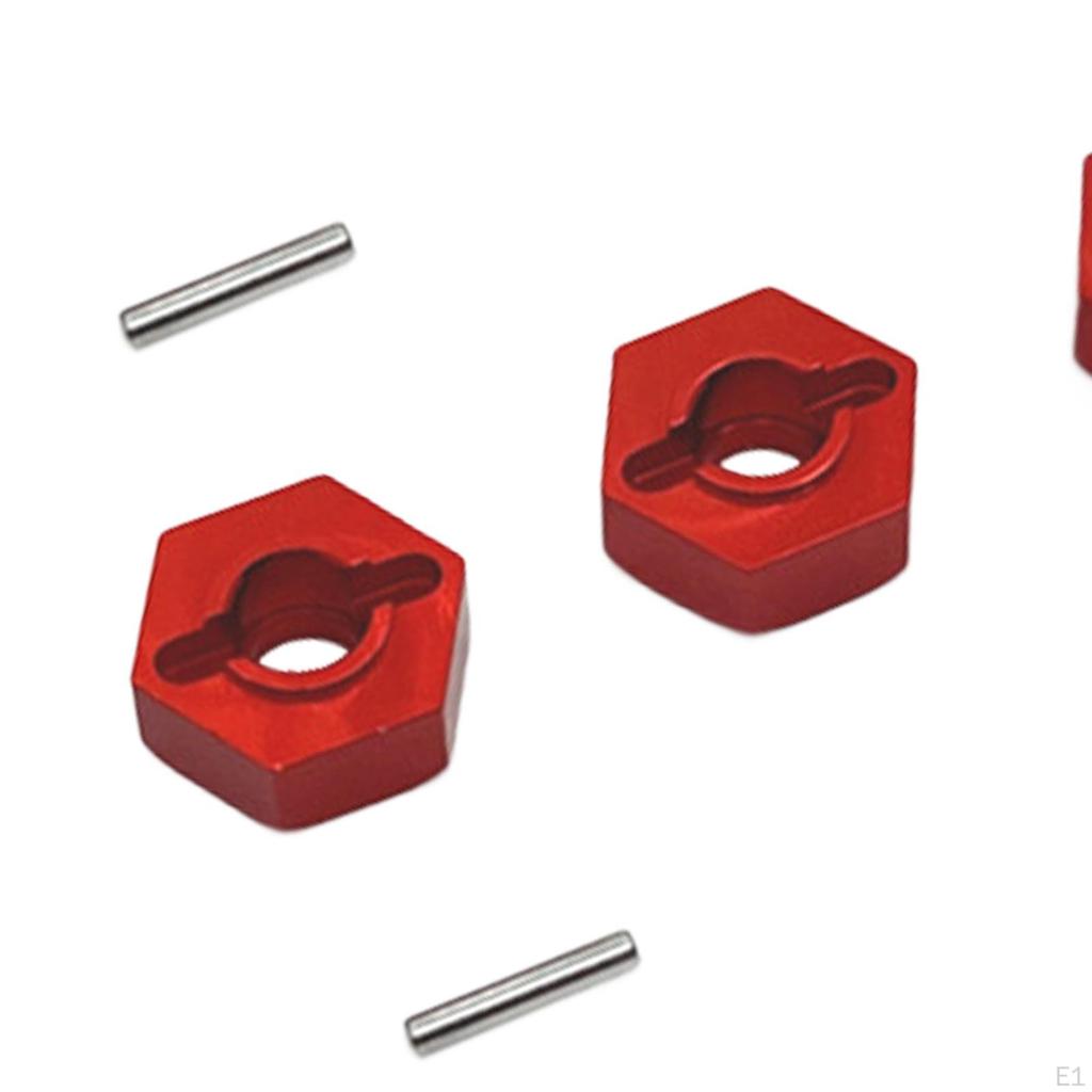 4 шт. 1:12 масштабных колесных шестигранных ступиц, адаптер для крепления радиоуправляемых машин, аксессуары 12 мм, замена