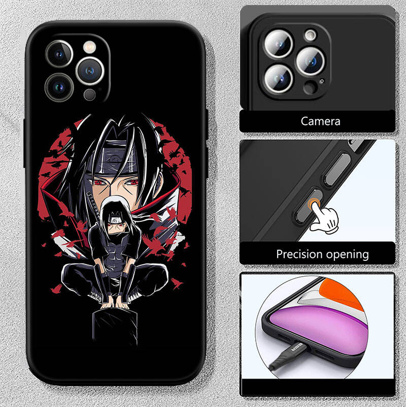 MH101 Чехол-бампер с логотипом Наруто для iPhone 7 8 11 12 13 14 15 16 17 16E XS Pro Max XR X SE Air