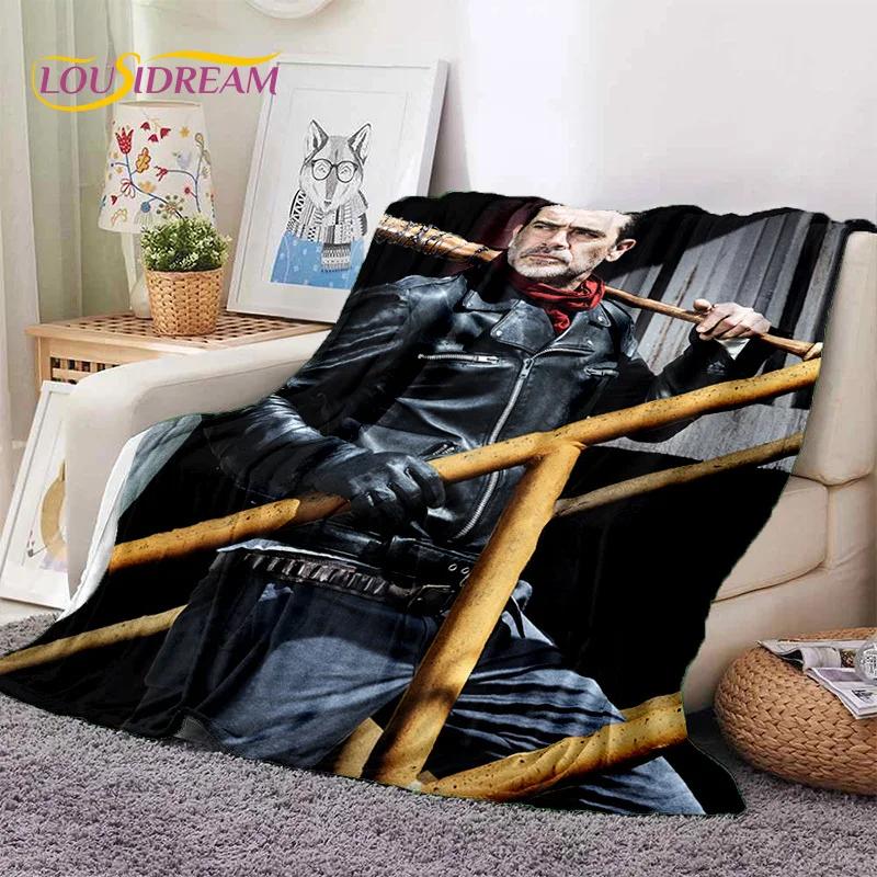 The Walking Dead Lincoln TWD Soft Flannel Blanket for Beds Bedroom Sofa Picnic,Throw Blanket for Cover Outdoors Leisure Nap Gift