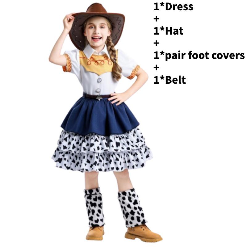 Jessie Toy Story Cosplay Dress Set Clothing Halloween Party Stage Performance