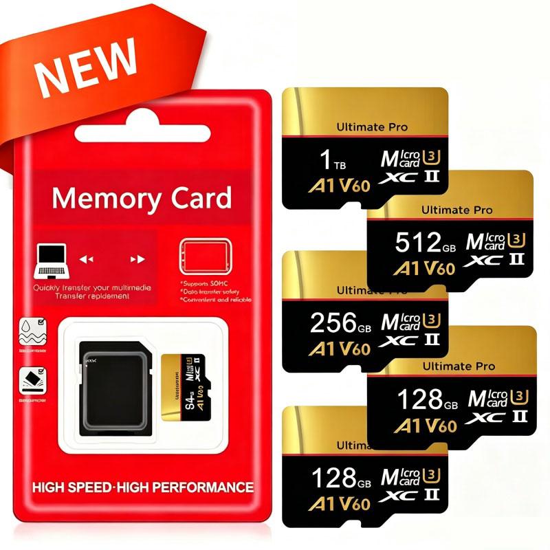 Original Micro SD Card UHS-I I A1 V60 Memory Card For Nintendo Switch Flash Memory Cards 128GB For Insta360 DJI