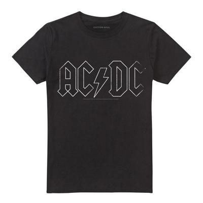 AC/DC Футболка с контурным логотипом унисекс для взрослых