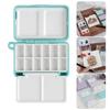 Portable Watercolour Paint Palette Folding Paint Palette Case Watercolor Paint Mixing Tray For Oil Acrylics Paint