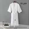 Unisex Quick-Dry Waffle Bathrobe for Home, Hotel, or Spa