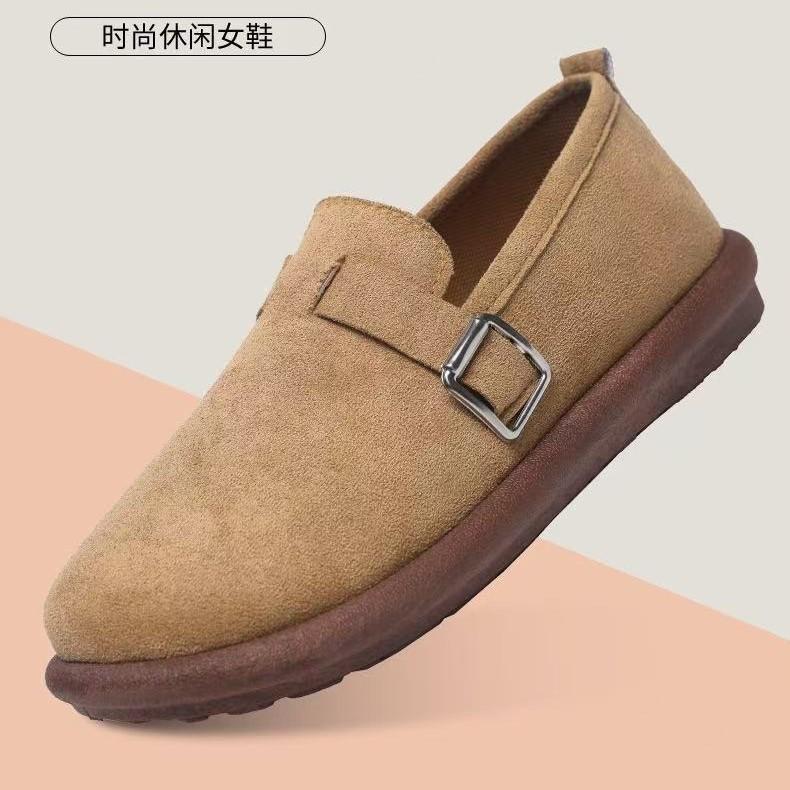 Новая обувь Doudou женская низкая дышащая одинарная обувь весна и осень повседневная на одной педали на мягкой подошве обувь для мамы