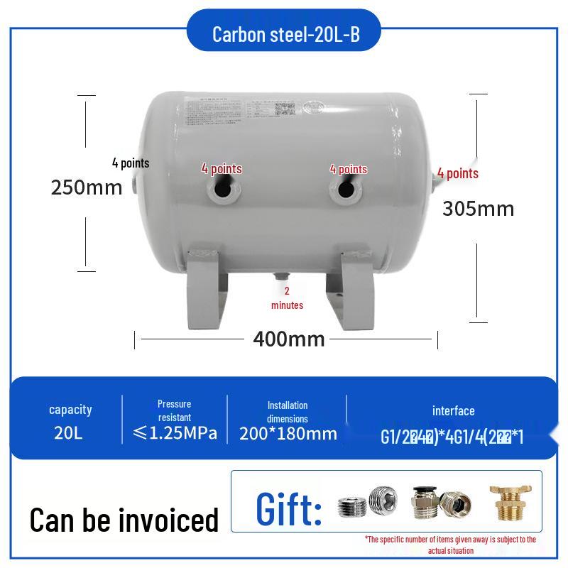 Compact Air Tanks 2L-60L - Ideal for Compressors and Vacuum Systems