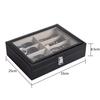 PU Leather 8-Bit Glasses Case Storage Display Box