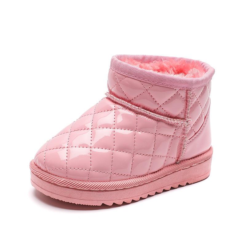 Детские зимние сапоги с ворсом и толстыми хлопковыми сапогами для мальчиков, хлопковые сапоги для девочек, детские сапоги для малышей