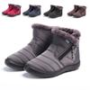 Women's Winter Plush Warm Snow Boots Slip Resistant Comfortable, Lightweight Suitable for High Top Hiking Shoes In Cold Weather