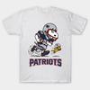 Мужская черная футболка с принтом Snoopy New England Football Ретро Фан Печать на трансферной бумаге без вырезания Хлопковая футболка