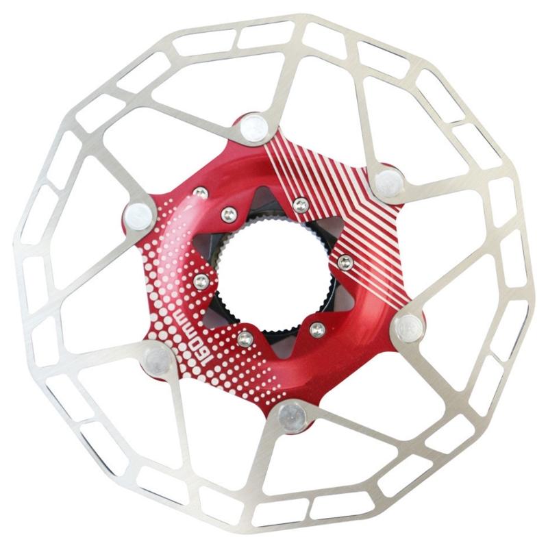 Brake Disc Center Lock Hub Boosts Adapter Cycling Hub Conversion Adapter Center Lock to 6-holes Adapter Easy to Install