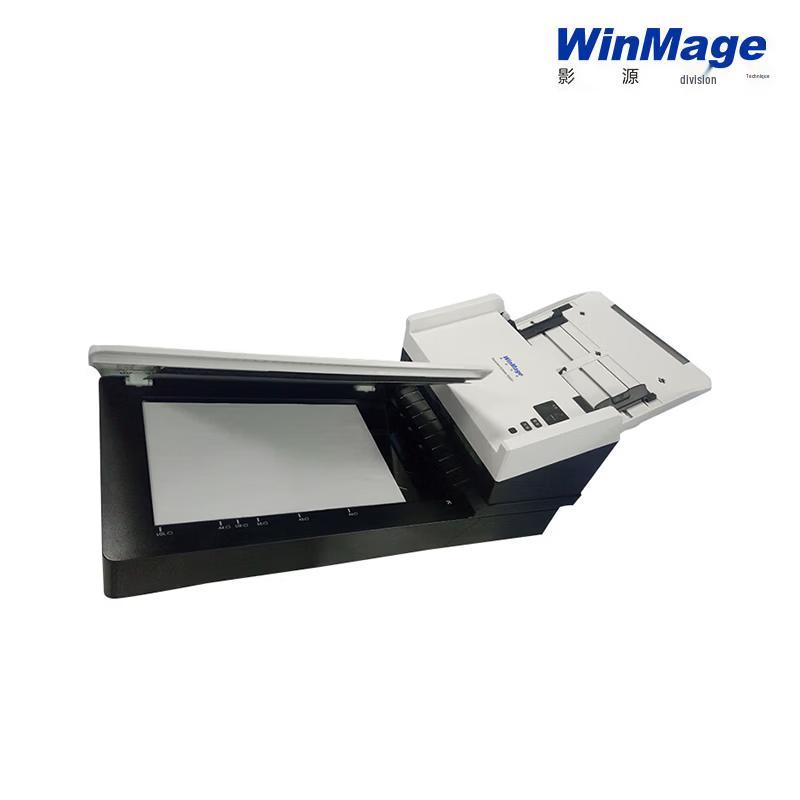 Yingyuan X3480F A4 Цветной Двусторонний Планшетный Сканер и Сканер с Автоподатчиком (АПД) Штекер CN (адаптер в комплекте)