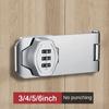 3 Digit Coded Combination Coded Lock Anti-Theft Window Stoppers New Cabinet Password Locks  Home