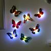 3D LED Colorful Self-adhesive Butterfly Wall Stickers Night Lights Wall Decal Wall Light House Decoration