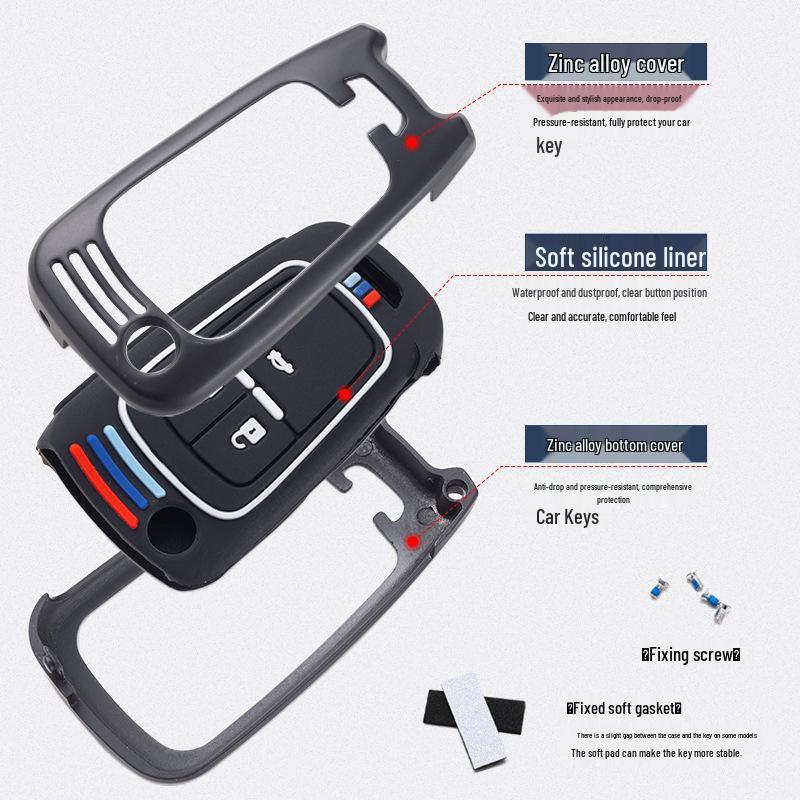 Сумка для ключа автомобиля Buick с металлическим защитным корпусом для моделей Regal, LaCrosse, Encore и GL8