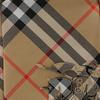 Burberry Винтажная клетчатая холщовая сумка через плечо с вышивкой в виде рыцаря-всадника для повседневного использования