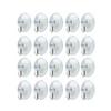 20PCS Casement Suction Cups With Metal Hooks Hanger Hanging Hook Sucker Cup Door Wall Hangers Hooks Suction Heavy Load