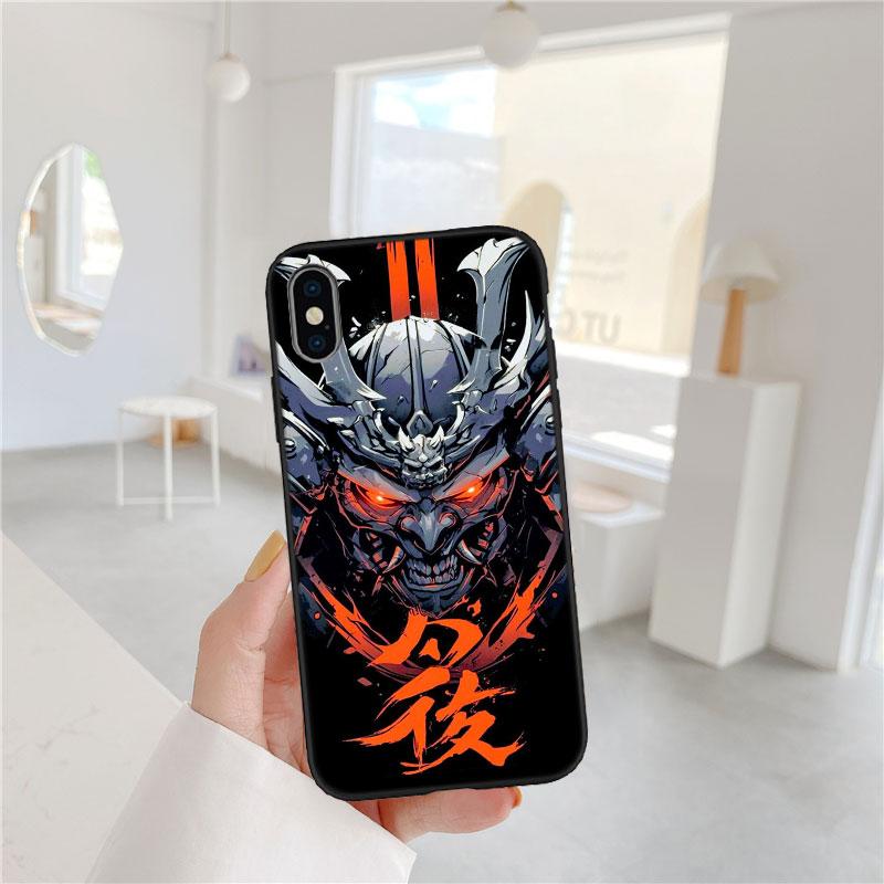 PP41 Японская маска самурая Мягкий чехол для телефона для Redmi Note 13 14 Pro+ Plus A3 A3X 13X 13C 13R 14S 14C 14R