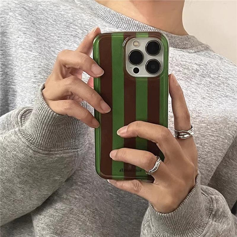 Корейский цветной полосатый чехол для телефона с узором «Вихрь» для iPhone 16 11 12 13 14 15 Pro Max SE XR X XS 7 8 Plus Мягкий чехол
