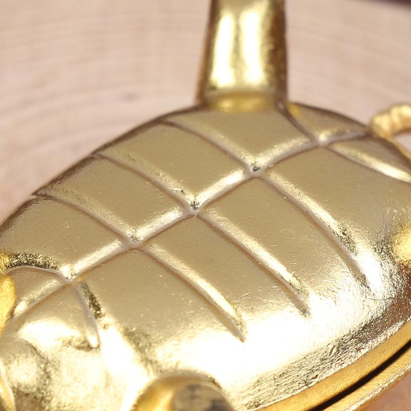 1 шт. японский кулон в виде черепахи с деньгами, маленькие золотые украшения в виде черепахи, охраняющие молитву, удачу, богатство, украшение дома, подарок