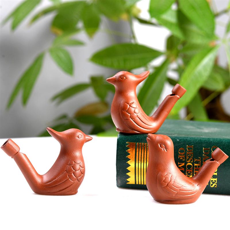 Whistle Bird Waterfor Ceramic Whistles Party Kids Call Musical Toys Slide Blower Instrument Noise Flute Noisemakers Funny Caller