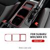 Soft Carbon Fiber Gear Shift Panel Sticker For Subaru WRX VB/WRX STI 2022 2023 2024 2025 2026 LHD RHD Car Interior Accessories