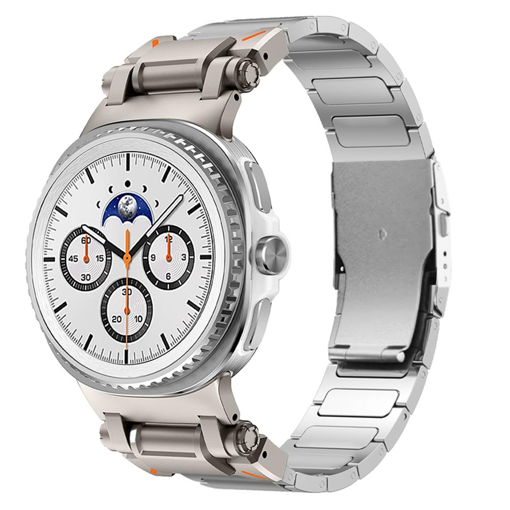 Men Titanium Band for Samsung Galaxy Watch 8 Classic 46mm Ultra 2025 47mm Luxury Metal Strap For GALAXY Watch 8 40/44mm Bracelet
