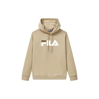Fila Классическое свободное худи с логотипом, повседневное, унисекс, хаки F51U248298F-LK
